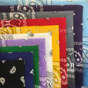 Bandana coton motif paisley