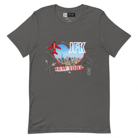 T-shirt unisexe - aéroports - new york