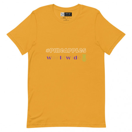 T-shirt unisexe - pineapples - worldwide n1