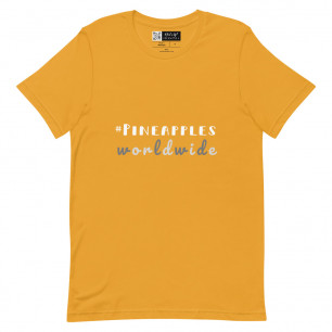 T-shirt unisexe - pineapples - worldwide n2