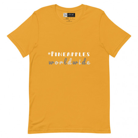 T-shirt unisexe - pineapples - worldwide n2